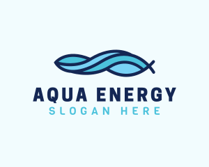 Aqua Wave Water logo design