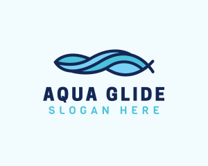 Aqua Wave Water logo design