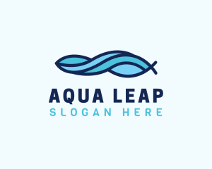 Aqua Wave Water logo design