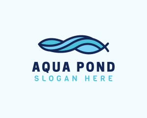 Aqua Wave Water logo design