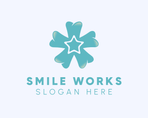 Dental Star Teeth Dentist logo design