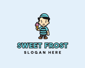 Sweet Ice Cream Dessert logo design