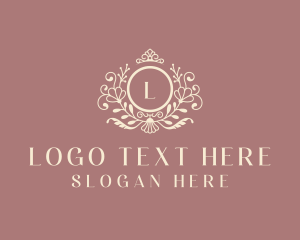 Florist - Floral Crown Wedding logo design