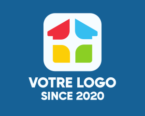 Mobile Application - Multicolor Home Property logo design
