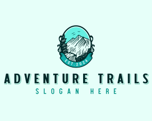 Adventure Mountain Forest logo design