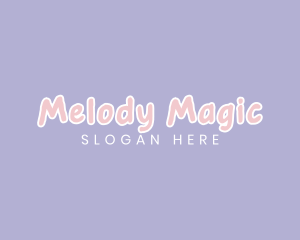 Cute Pastel Wordmark Logo