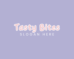 Cute Pastel Wordmark Logo