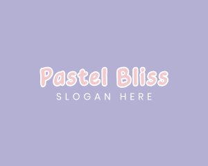 Pastel - Cute Pastel Wordmark logo design