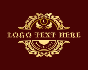 Gold - Luxury Deluxe Ornament logo design
