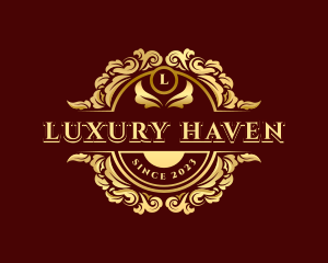 Deluxe - Luxury Deluxe Ornament logo design