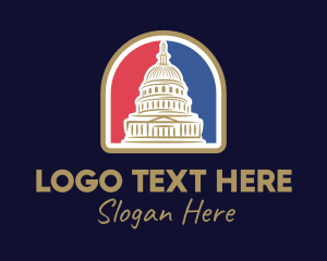 Tourism - Washington Capitol Building logo design