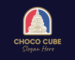 Election - Washington Capitol Building logo design