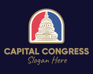 Congress - Washington Capitol Building logo design