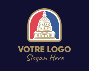 Supreme Court - Washington Capitol Building logo design