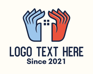 Refuge - Hand House Foundation logo design