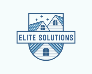 Broker - Residential Housing Roofing logo design