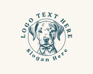 Animal - Dog Vintage Puppy logo design