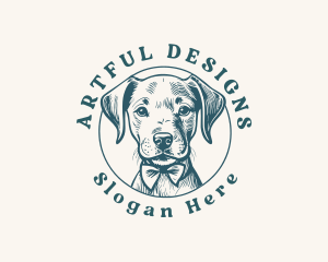 Dog Vintage Puppy logo design