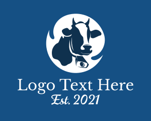 Meat - Cattle Dairy Farm logo design