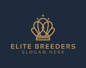 Luxury Gold Crown logo design