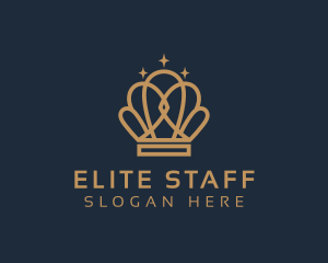 Luxury Gold Crown logo design