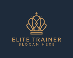 Luxury Gold Crown logo design