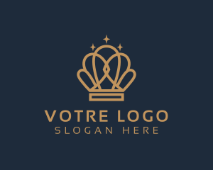 Vip - Luxury Gold Crown logo design