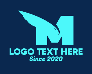 Eagle Letter M Logo