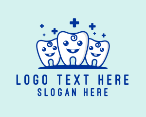 Pediatric - Happy Teeth Dental logo design