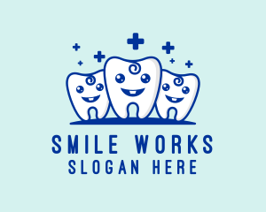 Teeth - Happy Teeth Dental logo design