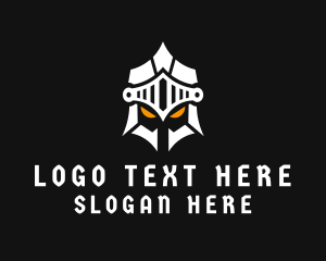 Knight - Modern Knight Helmet logo design