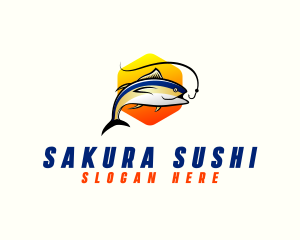 Marine Tuna Fish  logo design