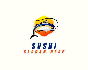 Marine Tuna Fish  logo design