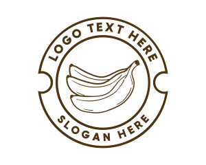 Banana - Healthy Banana Fruit logo design