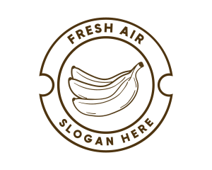 Healthy Banana Fruit logo design