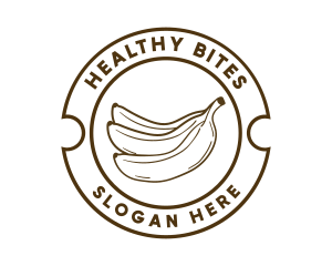 Healthy Banana Fruit logo design