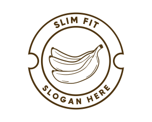 Weight Loss - Healthy Banana Fruit logo design