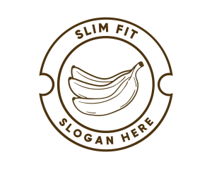 Diet - Healthy Banana Fruit logo design