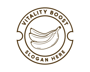 Healthy - Healthy Banana Fruit logo design
