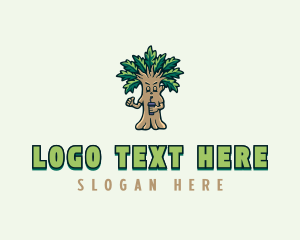 Sustainable Tree Garden logo design