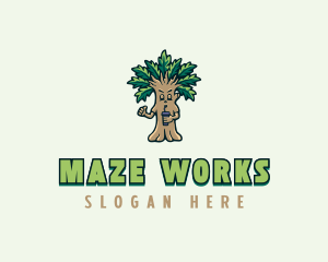 Sustainable Tree Garden Logo