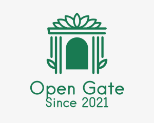 Mansion Gate Structure  logo design