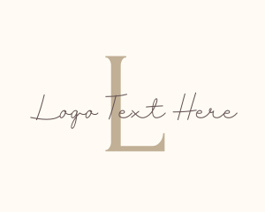 Elegant - Feminine Fashion Studio logo design