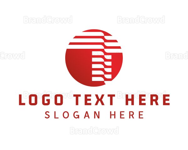 Advertising Media Firm Letter T Logo