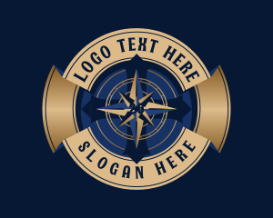 Explorer - Compass Exploration Navigator logo design