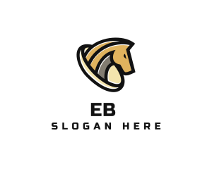 Golden Horse Equine Logo