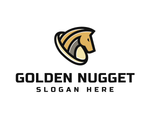 Golden Horse Equine logo design