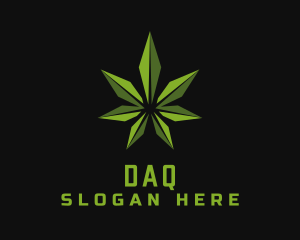 Natural Marijuana Leaf Logo