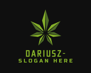 Natural Marijuana Leaf Logo