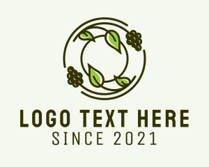 Harvest - Vineyard Grapes Agriculture logo design